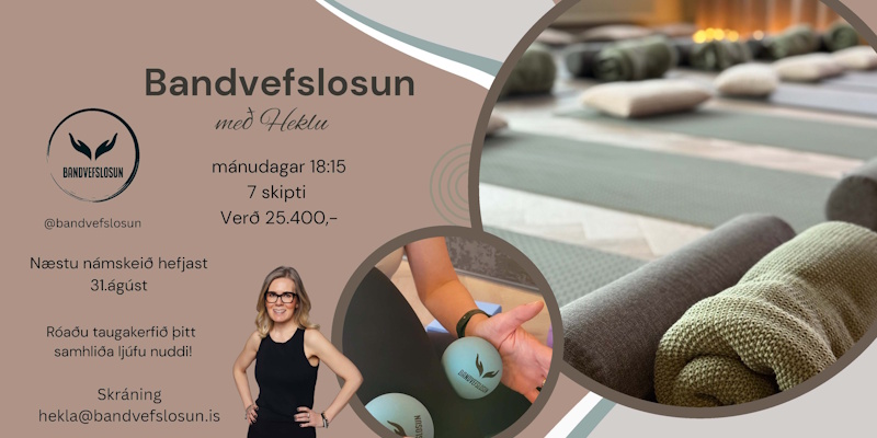 Bandvefslosun með Heklu